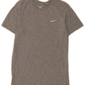 Tricou cu tăietură atletică Nike pentru bărbați Top mic, gri, pete