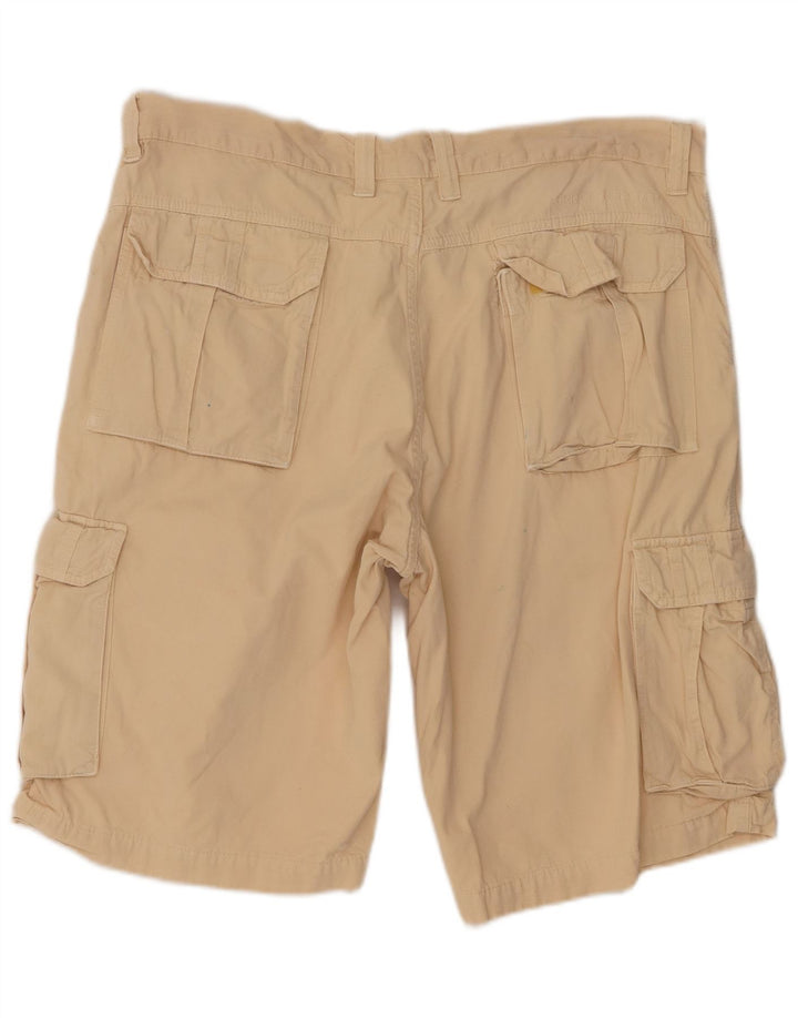 Pantaloni scurți cargo pentru bărbați Carrera W40 XL bumbac bej