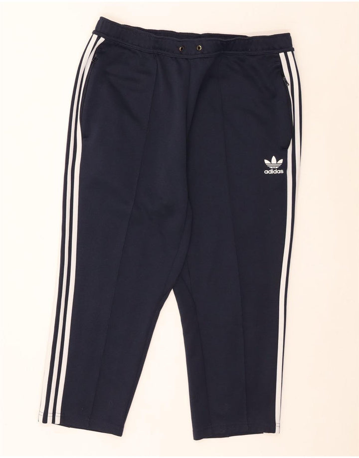 Pantaloni de trening Adidas Crop pentru bărbați, mari, albastru, poliester