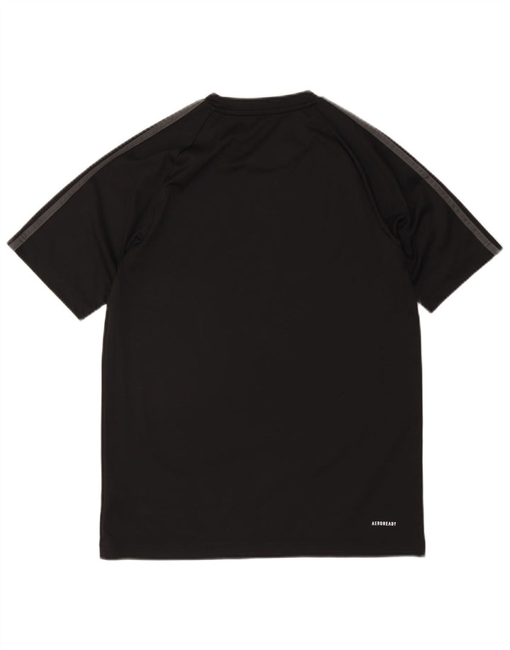 ADIDAS Mens Aeroready T-Shirt Top Small Black Polyester