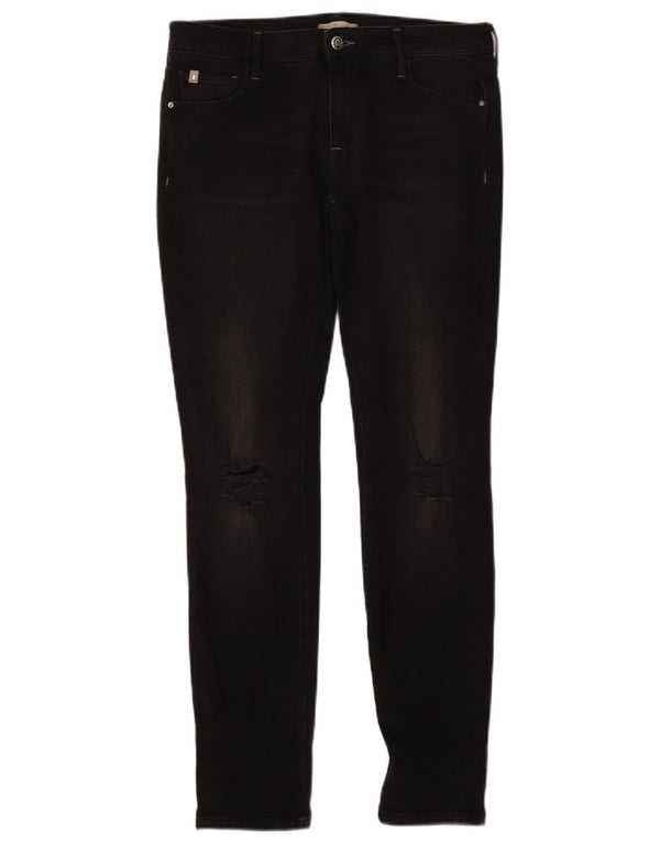 Blugi skinny pentru femei Rifle W29 L29 bumbac negru