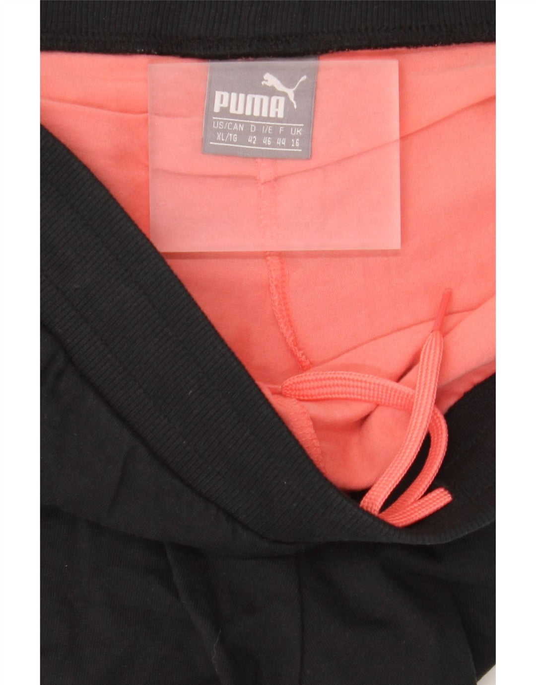 PUMA Womens Graphic Sport Shorts UK 16 Large Black Vintage Puma and Second-Hand Puma from Messina Hembry 