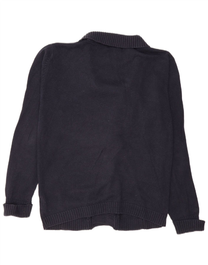 Pulover cardigan pentru bărbați Zara, mare, bleumarin, bumbac