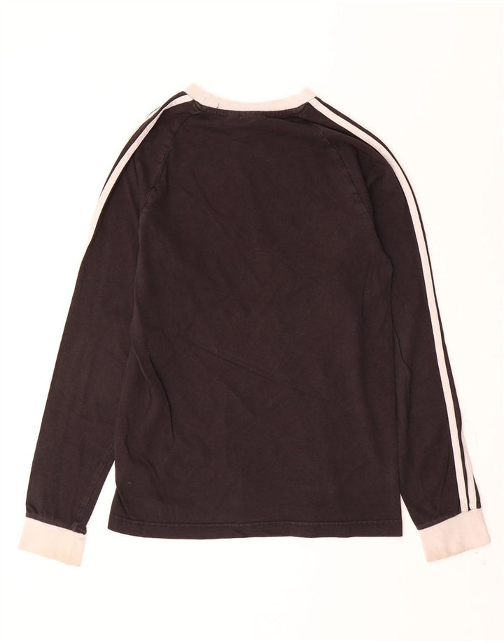 Top bărbați ADIDAS cu mânecă lungă XS bumbac negru