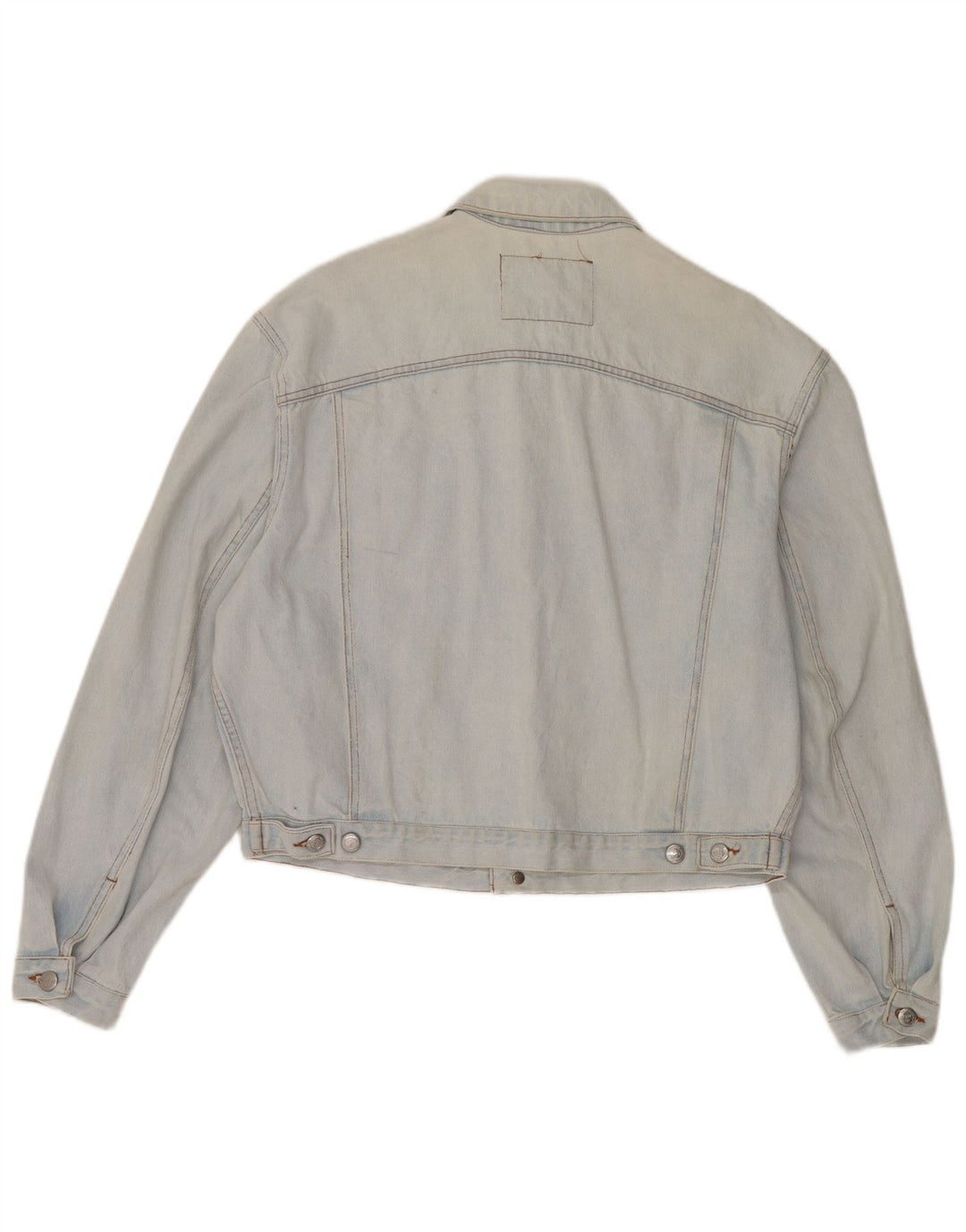 Jachetă de blugi supradimensionată pentru femei RIFLE, UK 10, bumbac albastru mic