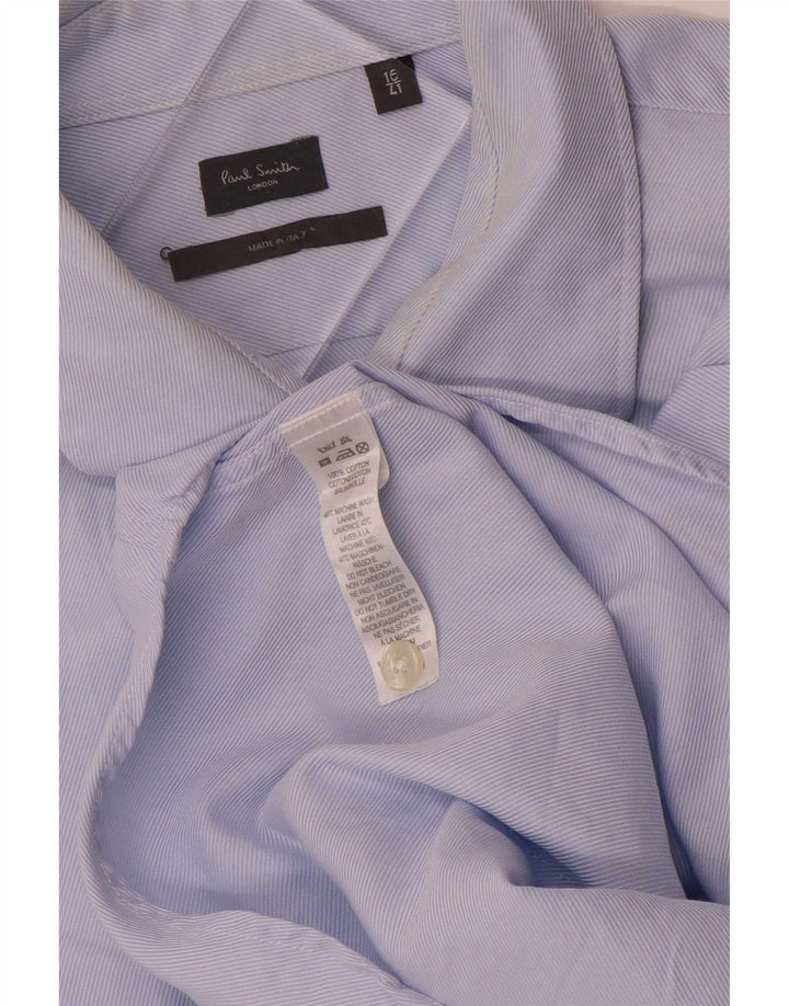 Cămașă pentru bărbați Paul Smith Mărimea 41 16 Bumbac mare cu dungi albastre