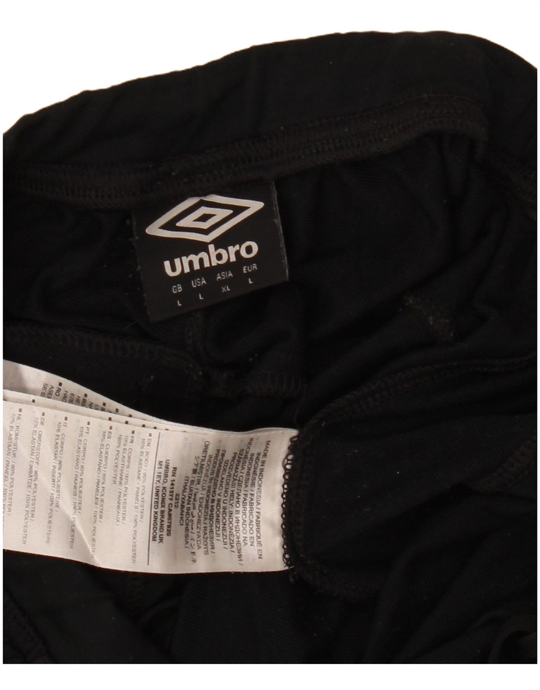 Pantaloni de trening Umbro pentru bărbați, mari, negru, poliester