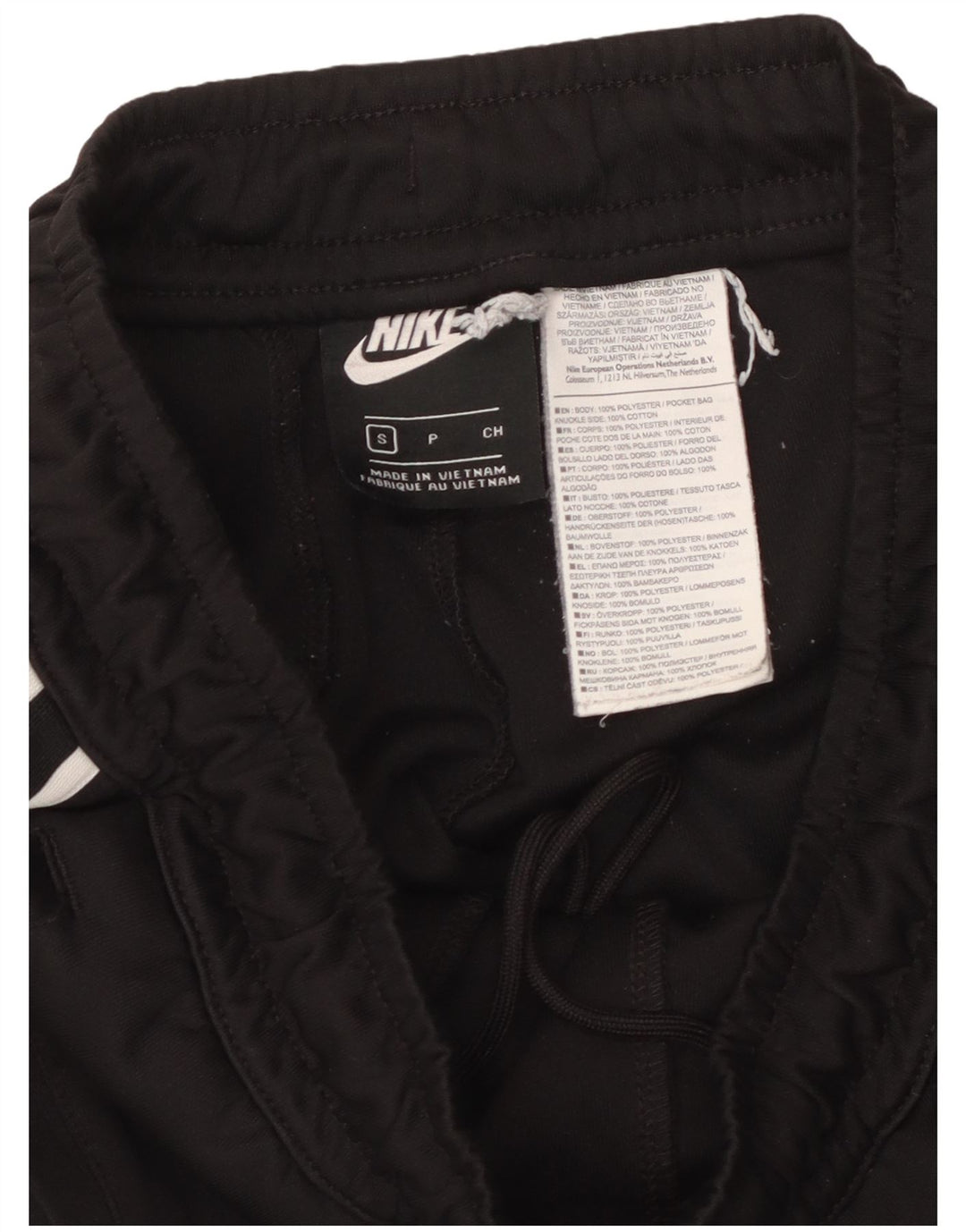 Pantaloni de trening pentru bărbați NIKE Pantaloni de jogging Mici, negru, poliester