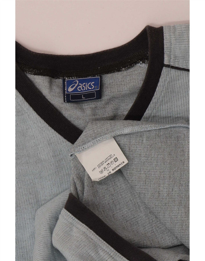Top femei Asics cu mânecă lungă UK 16 mare, albastru, bumbac