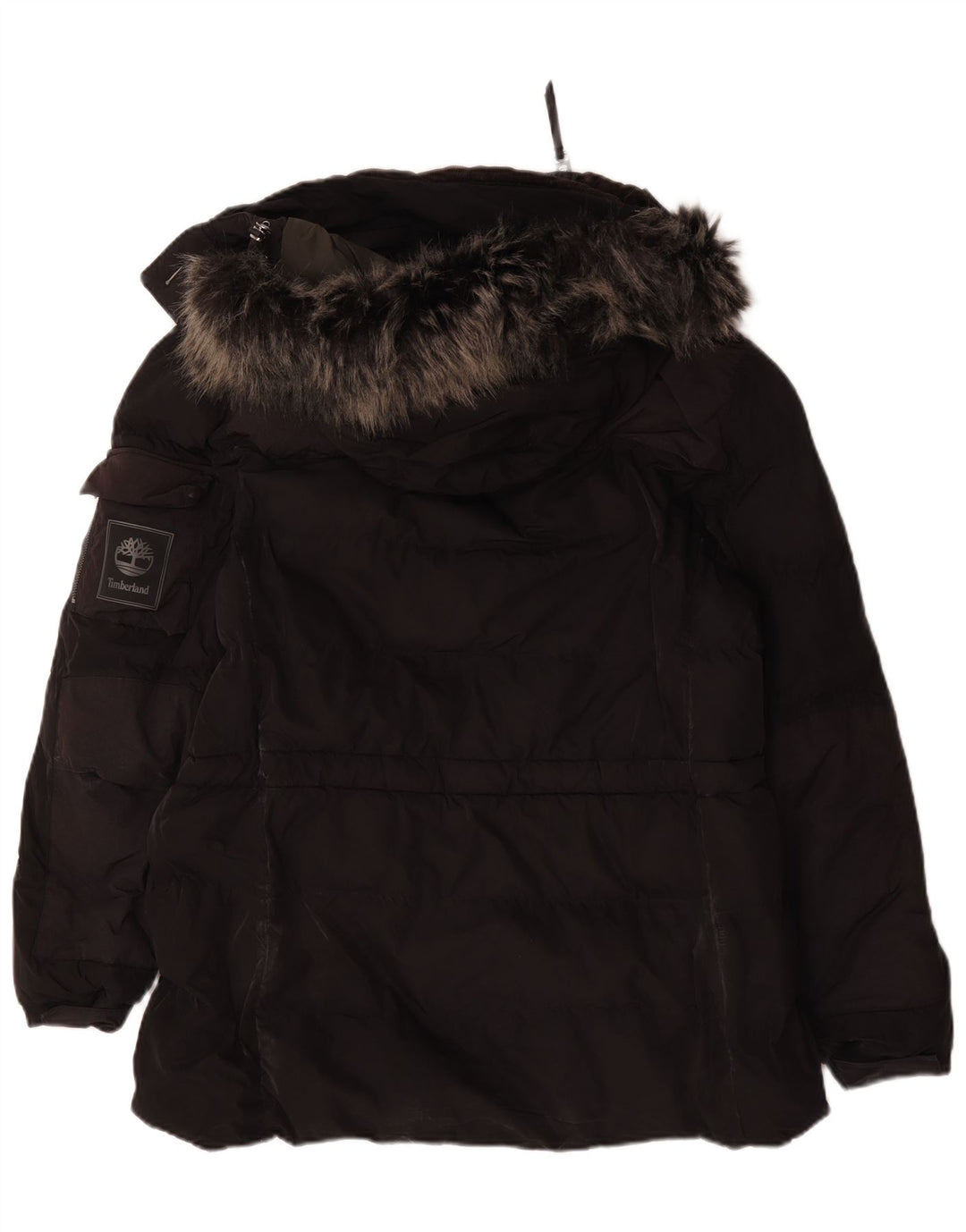 Jachetă căptușită cu glugă pentru bărbați Timberland UK 40 Poliester negru mare