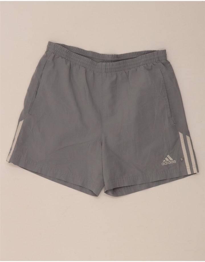 Pantaloni scurți sport pentru bărbați Adidas Mic, gri, poliester