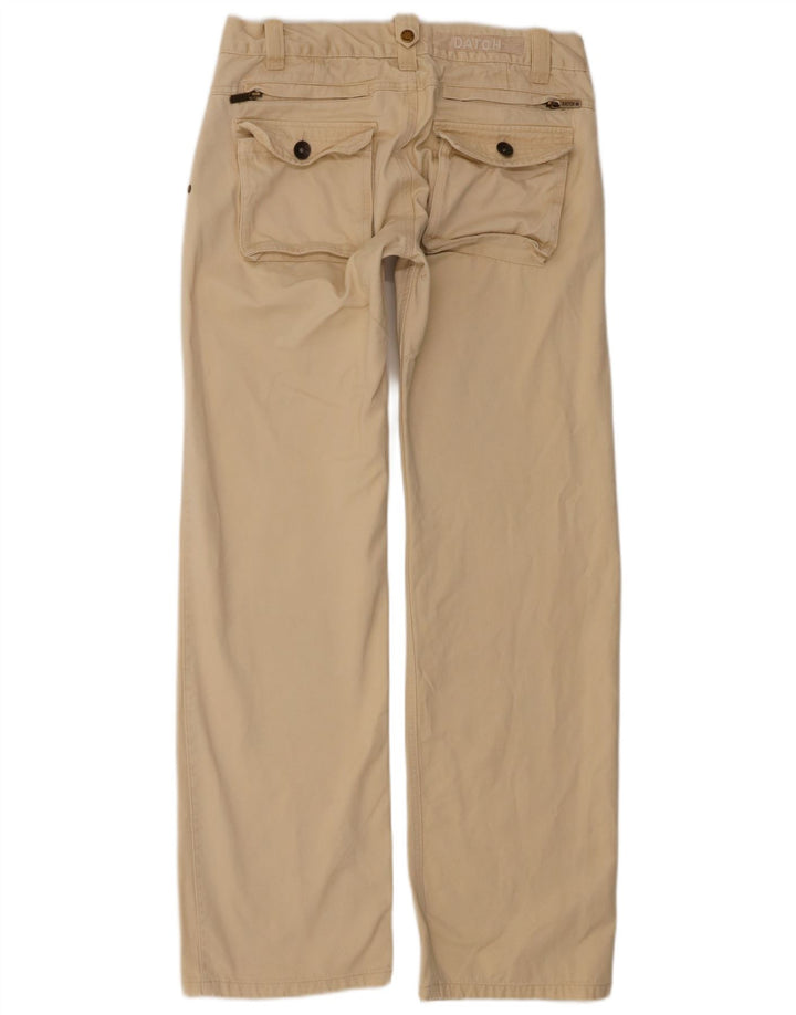 DATCH Pantaloni chino drepți pentru bărbați L31 L33 bumbac bej