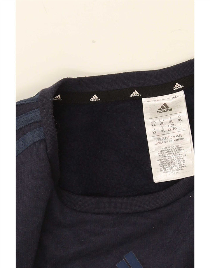 Hanorac pentru bărbați Adidas Jumper XL Bleumarin Poliester