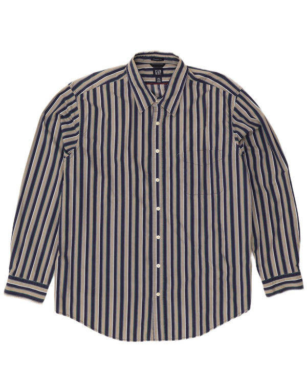 Cămașă pentru bărbați Gap Classic Fit Mărimea 18 1/2 2XL Bumbac cu dungi multicolore