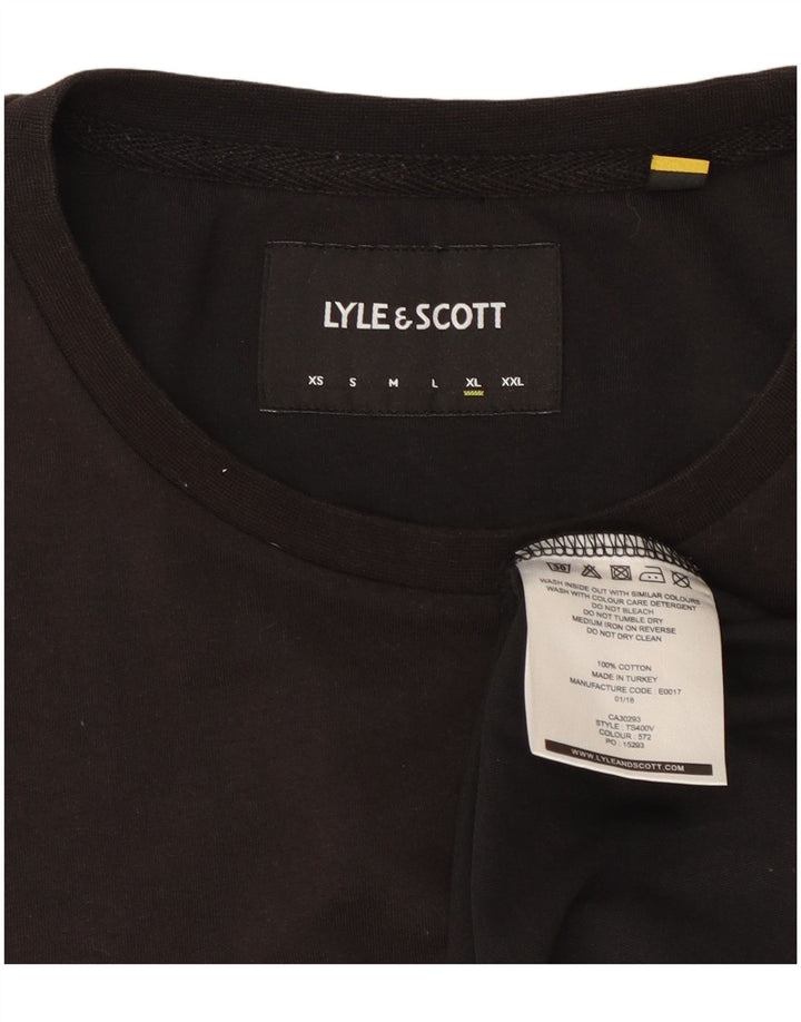Tricou pentru bărbați Lyle & Scott Top XL bumbac negru