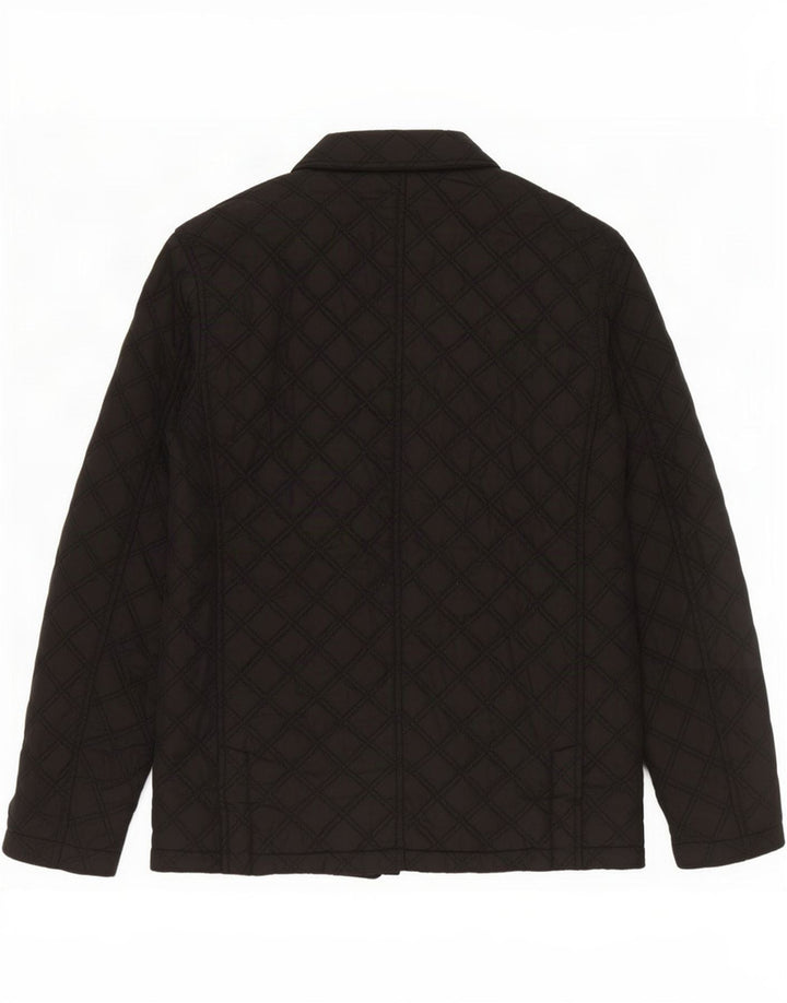 Jachetă matlasată pentru bărbați Superdry Motorstyle UK 36 Poliester negru mic