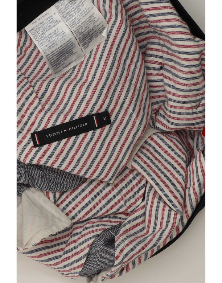 Pantaloni scurți chino Tommy Hilfiger pentru bărbați W29, bumbac gri mediu
