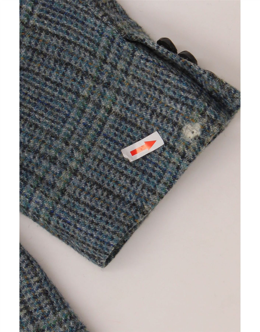 WESTBURY Jachetă pentru bărbați cu 3 nasturi UK 54 2XL Blue Houndstooth Lână