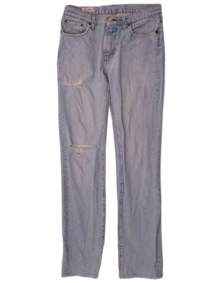 Blugi Levi's 511 Distressed Slim W30 L34 Bumbac albastru