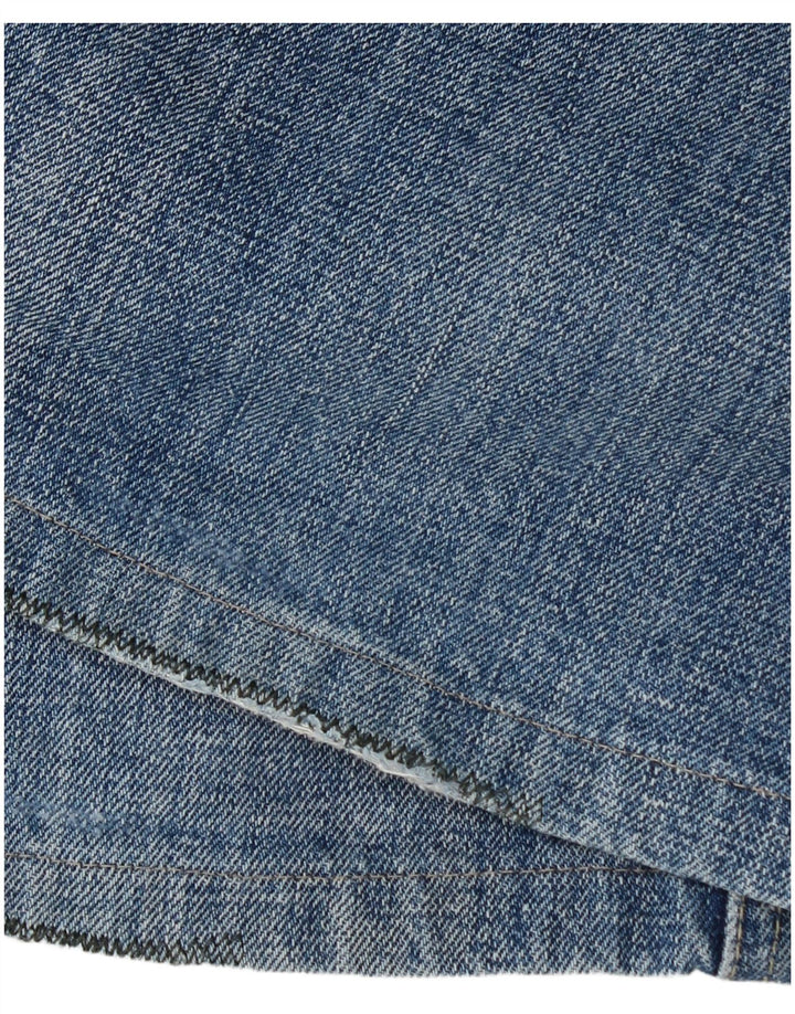 MELTIN' POT Mens Straight Jeans W34 L30 Blue Cotton