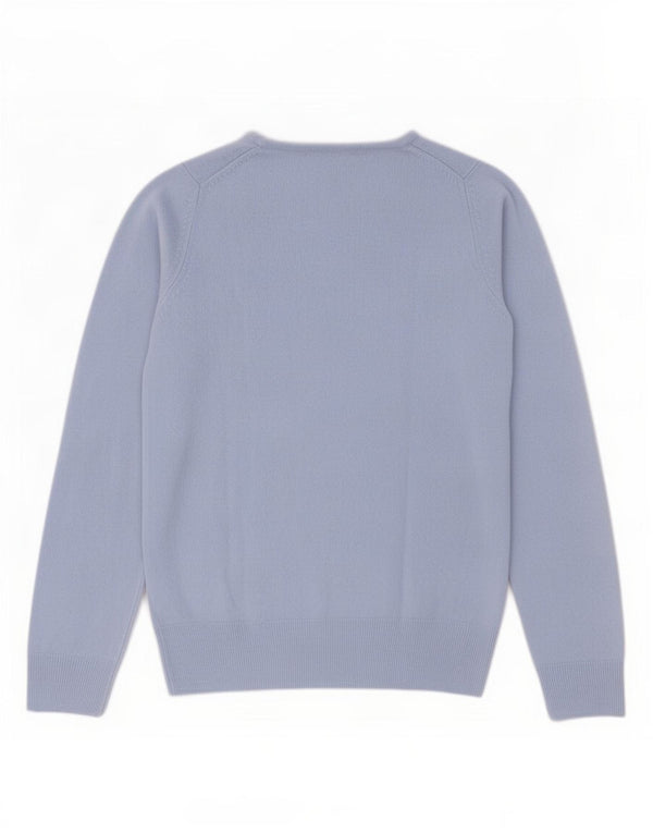 Pulover pentru femei Marks & Spencer cu decolteu rotund UK 8 Mic albastru acrilic