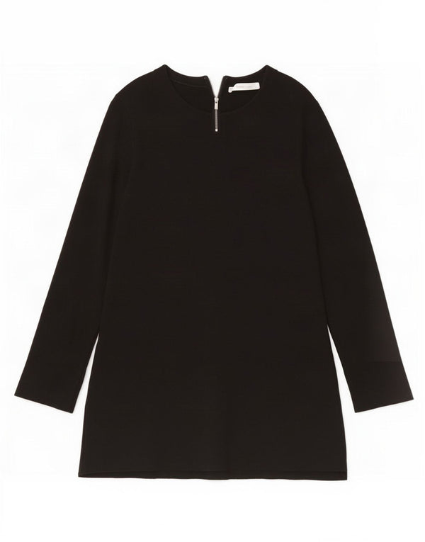 Rochie cu mânecă lungă pentru femei Zara UK 14 mare neagră