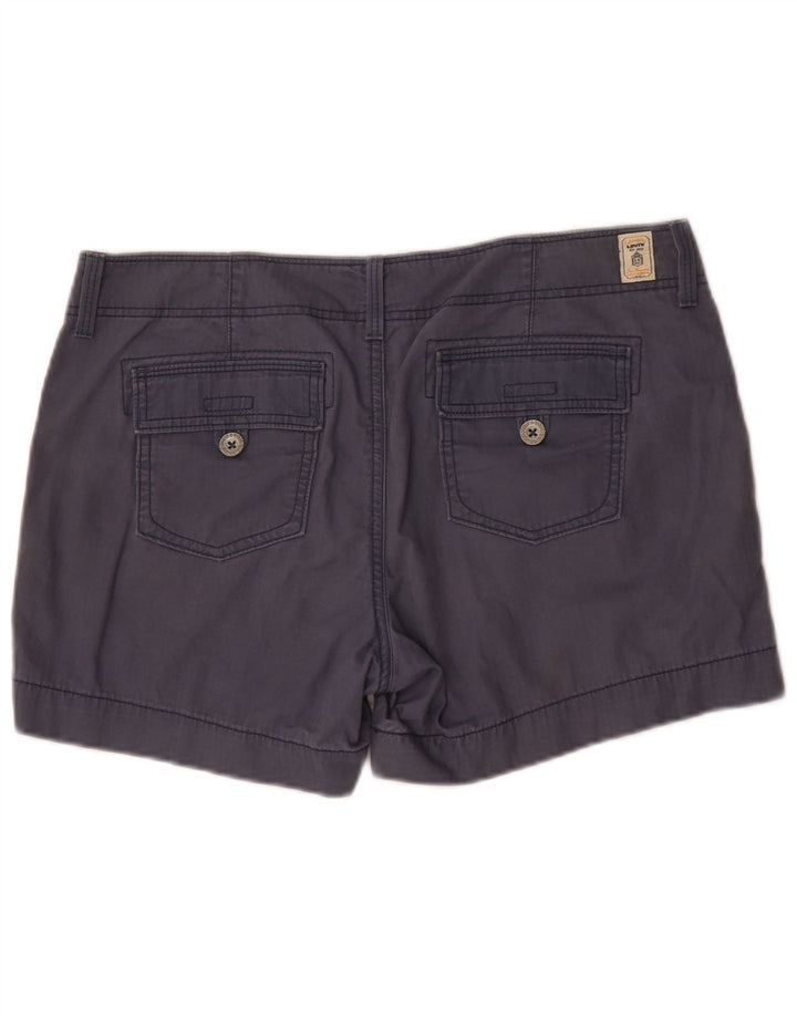 Pantaloni scurti cargo pentru femei Levi's US 12 Large W36 Blue Cotton