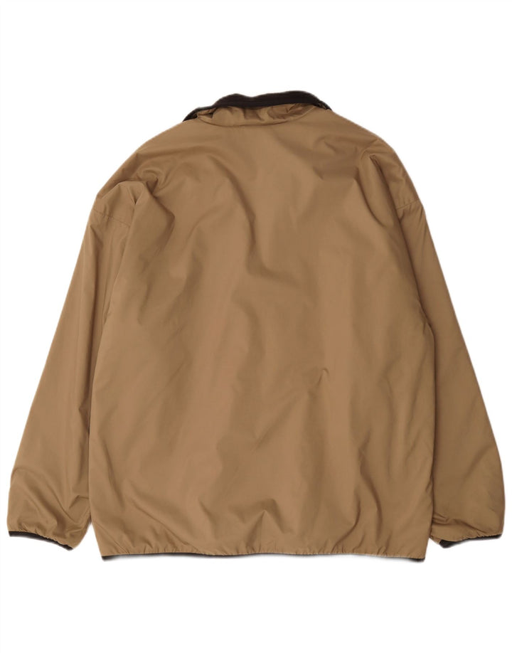 Jachetă de vânt pentru bărbați Adidas Loose Fit UK 38/40 Poliester mediu bej