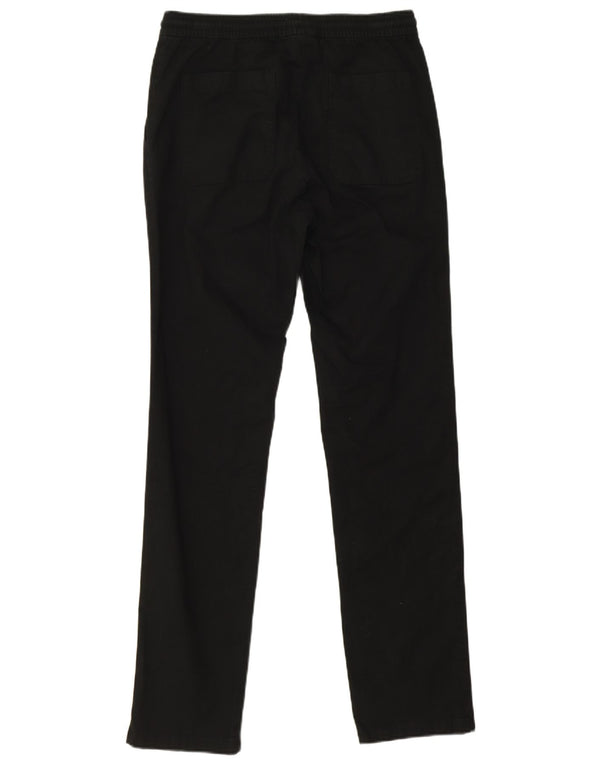Pantaloni casual drepti pentru bărbați Marks & Spencer Mici L30 L32 Bumbac negru