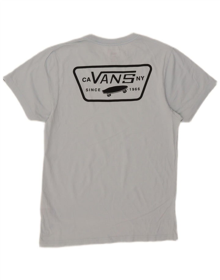 Tricou grafic personalizat Vans pentru bărbați Top mic, albastru, bumbac