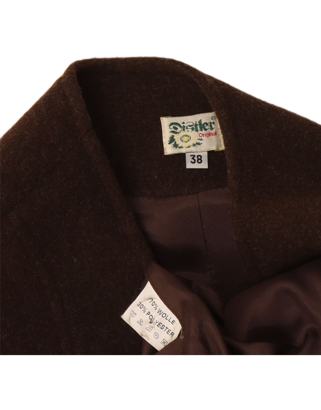 Vestă Distler Trachten pentru femei EU 38 Lână maro medie