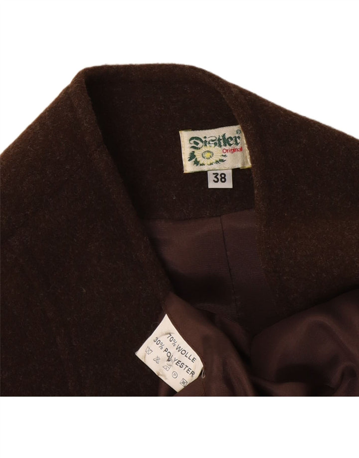 Vestă Distler Trachten pentru femei EU 38 Lână maro medie