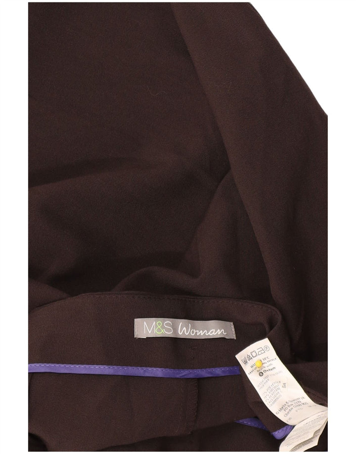 Marks & Spencer Pantaloni casual Bootcut pentru femei UK 12 Medium W30 L29 Gri