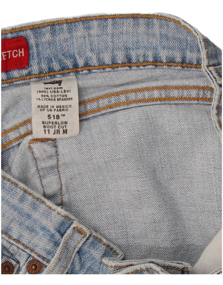 Pantaloni scurți Levi's 518 Super Low Denim pentru femei, mediu W32, bumbac albastru