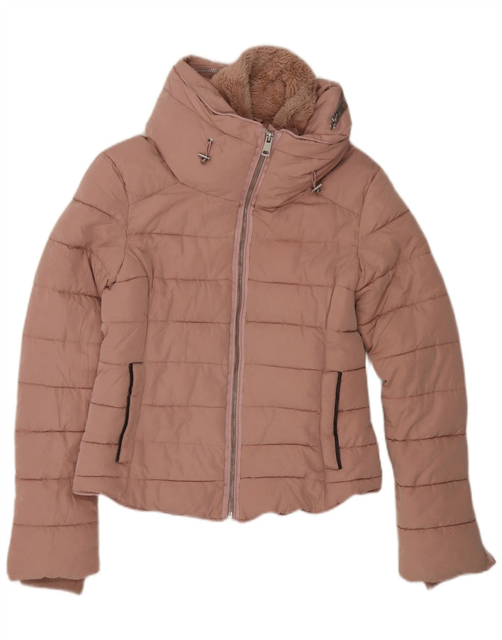 Jachetă căptușită pentru femei Zara UK 10 Small Pink