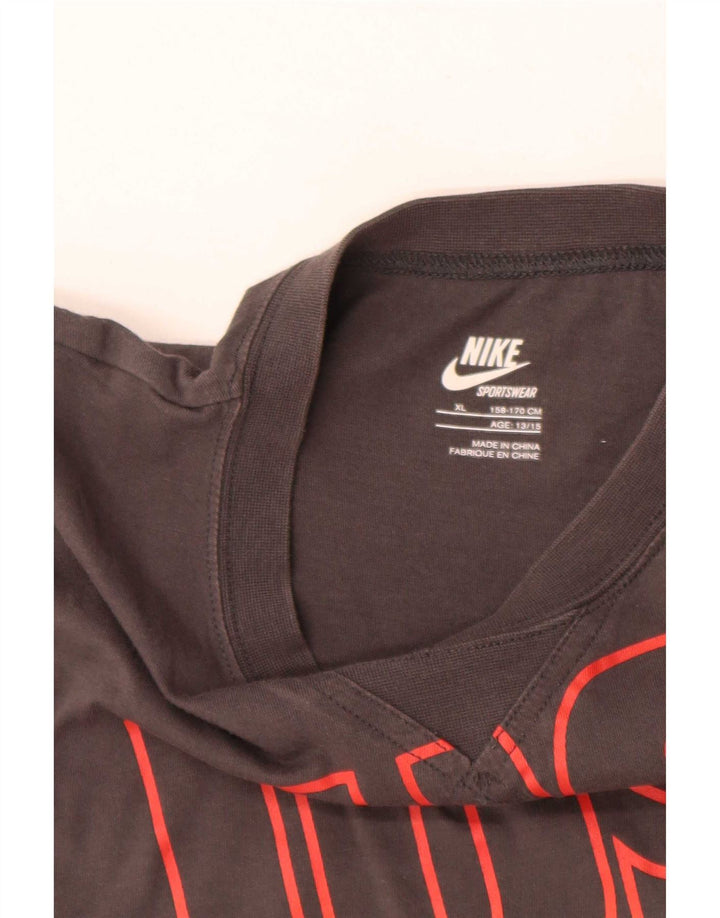 Top cu vestă grafică Nike pentru băieți 13-14 ani XL gri