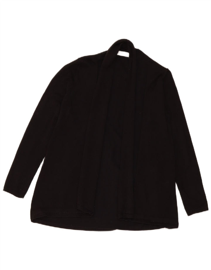 Pulover cardigan deschis pentru femei Zara UK 12 Medium Negru