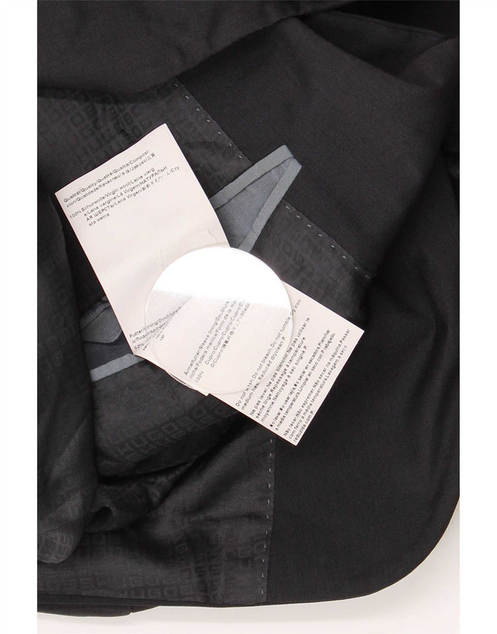 Blazer pentru bărbați Hugo Boss cu 2 nasturi EU 48 Mediu Lână virgină bleumarin