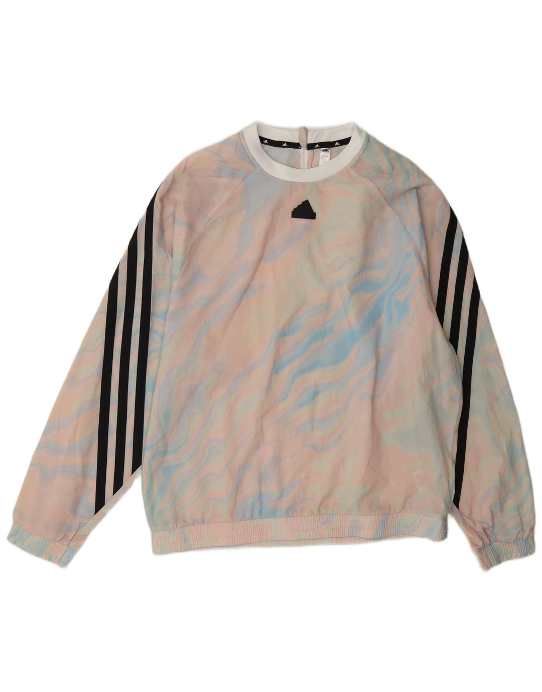 Adidas Mens Pullover Trening Top Jacket Medium Multicolor Tie Dye