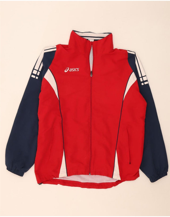 Jachetă de trening Asics pentru bărbați, mare, roșu, din poliester