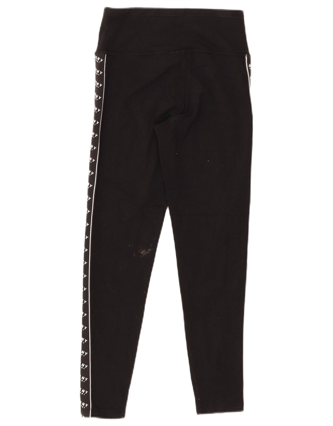 Leggings grafic DKNY pentru femei UK 4 XS bumbac negru