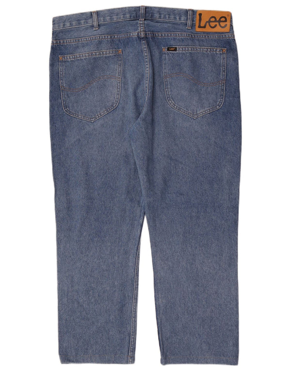 Blugi Lee Rider Slim Straight pentru bărbați W38 L27 Bumbac albastru