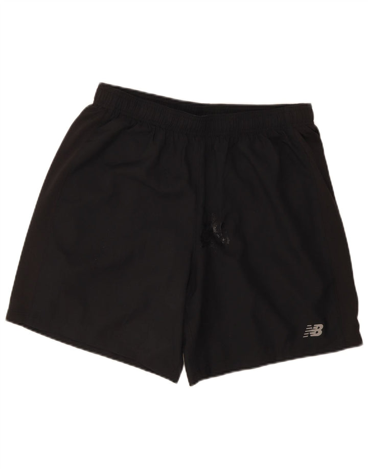 Pantaloni scurți sport New Balance pentru bărbați, mari, negri