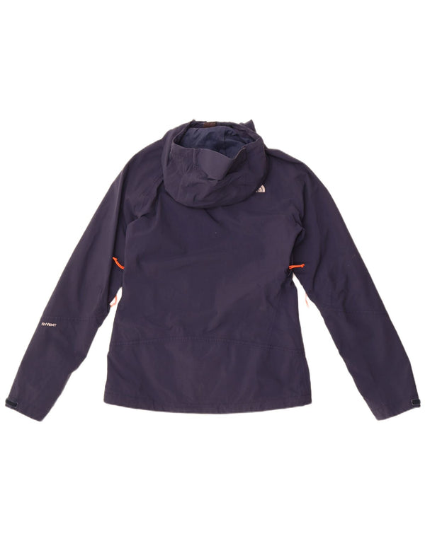 Jachetă de ploaie The North Face pentru femei Hyvent cu glugă UK 10 Small Navy Blue Marine