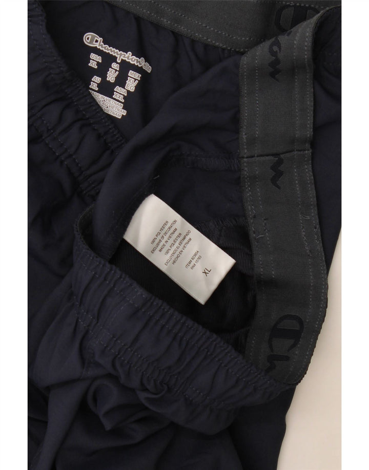 Pantaloni de trening pentru bărbați CHAMPION XL poliester bleumarin