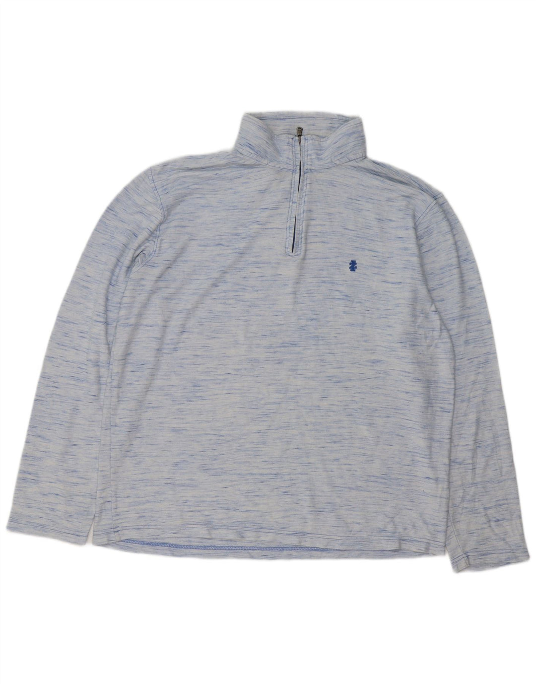 Top de trening IZOD pentru bărbați, cu fermoar, cu gât, XL, bumbac cu pete
