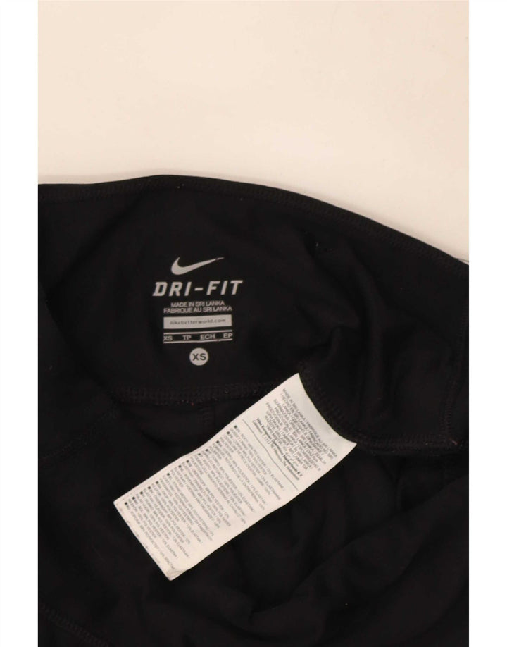 Leggings Nike Dri Fit pentru femei UK 6 XS Poliester negru
