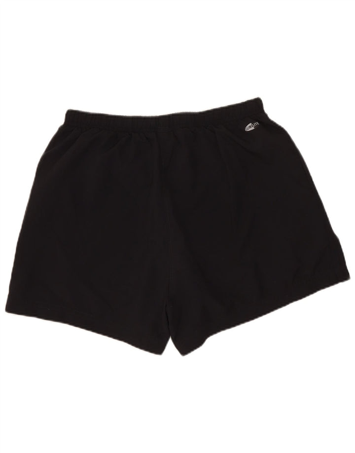 Pantaloni scurți sport Adidas pentru femei UK 12 Medium Black Poliester