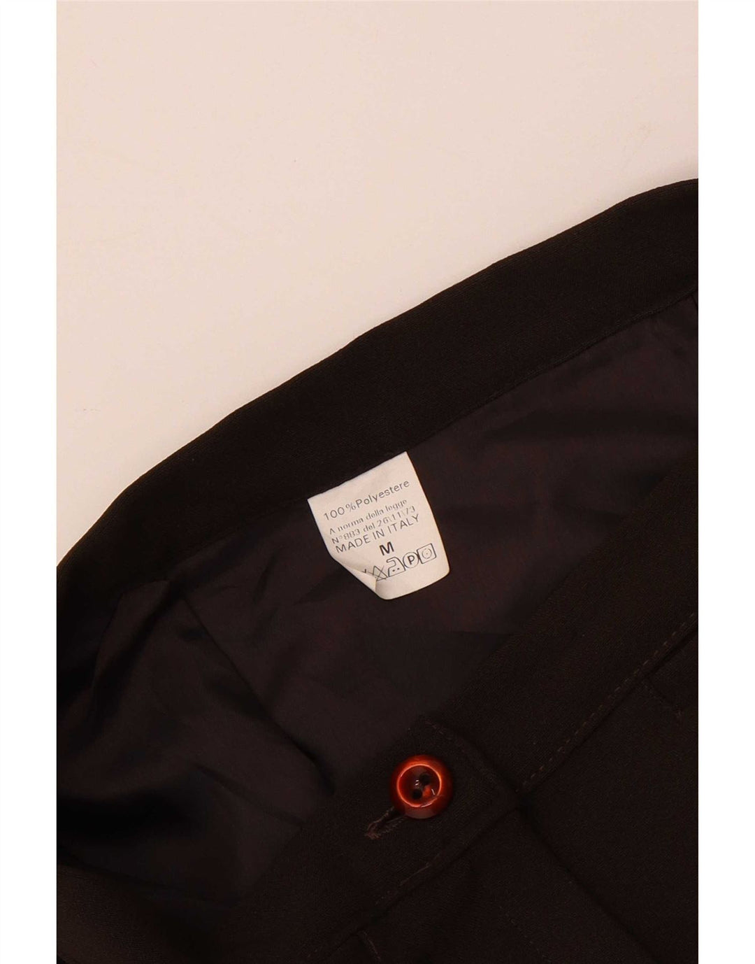 Fusta mini vintage pentru femei Medium W28 Maro Poliester