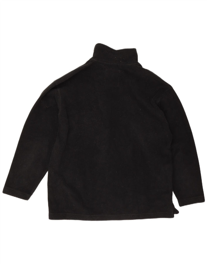 Pulover pentru bărbați Murphy & Nye, cu fermoar și gât, poliester negru XL